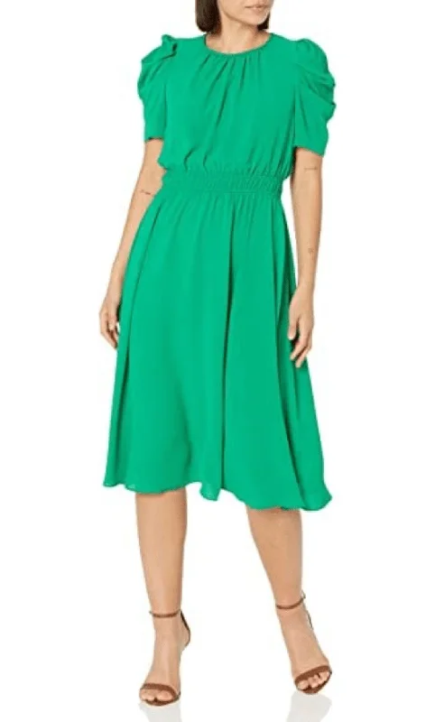 women's sheath dressesLondon Times T6180M - Flowy Midi Dress