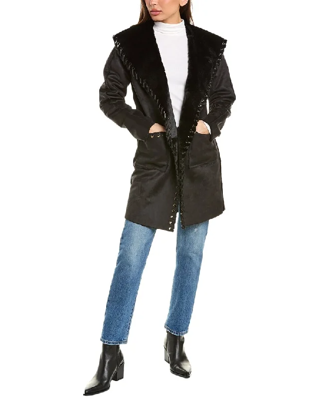 women's coats for pear-shaped bodiesStella + Lorenzo Whipstitch Jacket