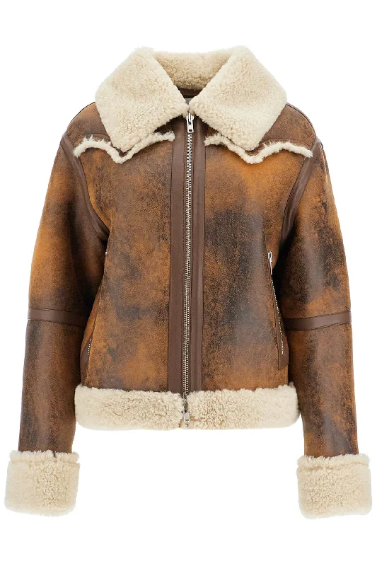 women's coats for layeringStand Studio Women's Lessie Faux Shearling Jacket