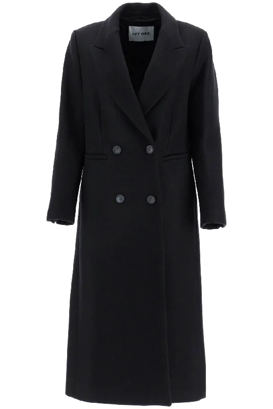 women's coats for relaxed weekendsIvy Oak Women's Cayenne Double-Breasted Wool Coat