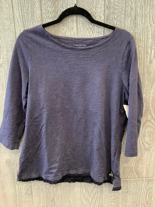 women's tops for creating capsule wardrobesTop Long Sleeve By Talbots In Blue, Size: L