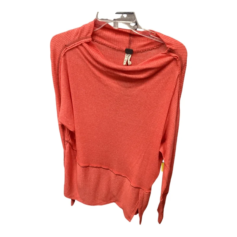 chic women's tops for everyday wearTop Long Sleeve By We The Free In Red, Size: Xs