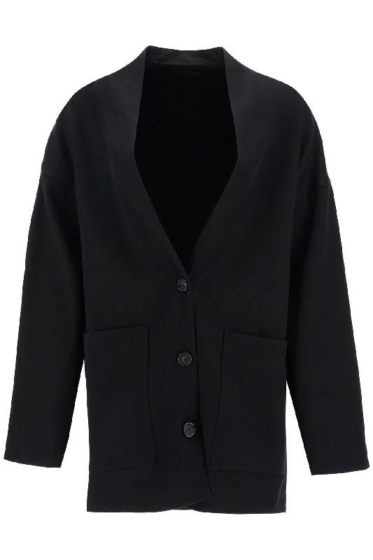 women's coats with removable fur liningsToteme Women's Cotton Twill Jacket-Cardigan