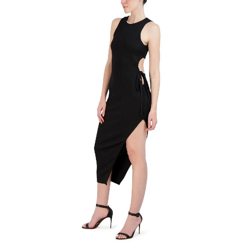 women's sheath dressesBCBGMAXAZRIA Womens Asymmetric Cut-Out Bodycon Dress