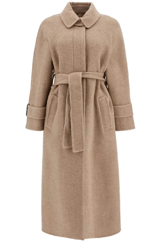 women's coats made in ethical factoriesBrunello Cucinelli Women's Wool And Cashmere Coat With Belt