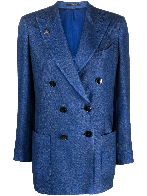 women's coats for vintage fashion enthusiastsGabriele Pasini Women's Jackets blue