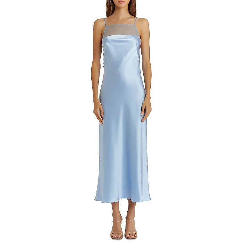 Ball Gown DressAmanda Uprichard Womens Silk Below Knee Midi Dress