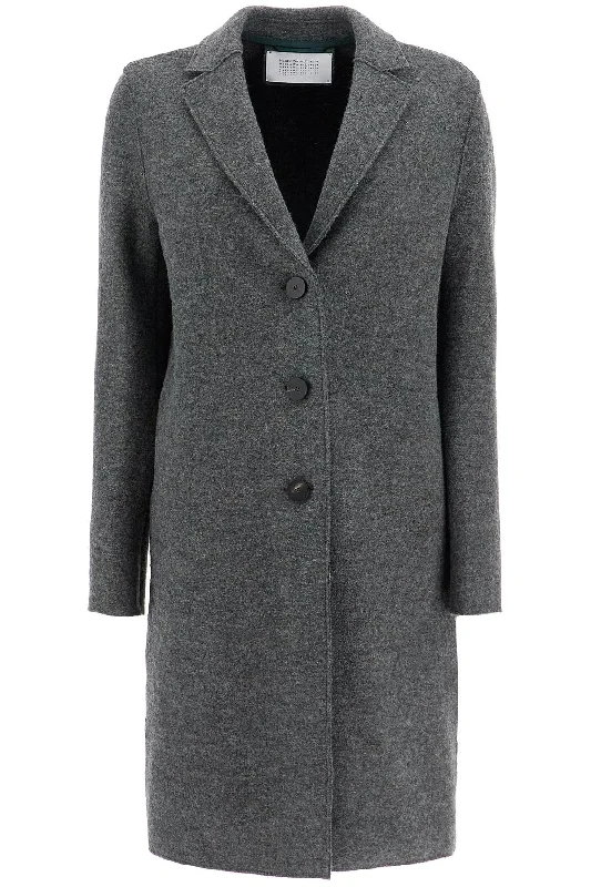 women's coats with oversized fitsHarris Wharf London Women's Single-Breasted Wool Coat In Boiled