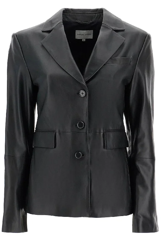 women's coats for day-to-night transitionsLoulou Studio Women's Aldo Leather Blazer