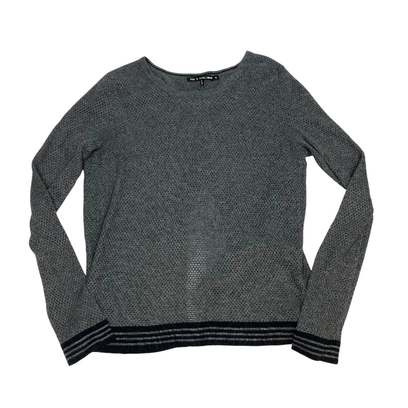 women's tops for those who love bold and vibrant colorsTop Long Sleeve By Rag & Bone Jeans In Grey, Size: S