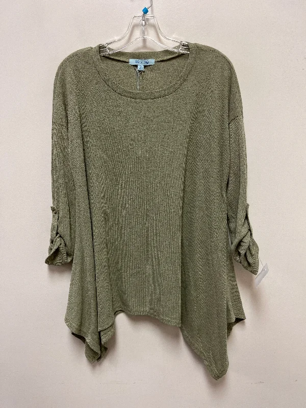 off-the-shoulder women's topsTop Long Sleeve By She + Sky In Green, Size: S