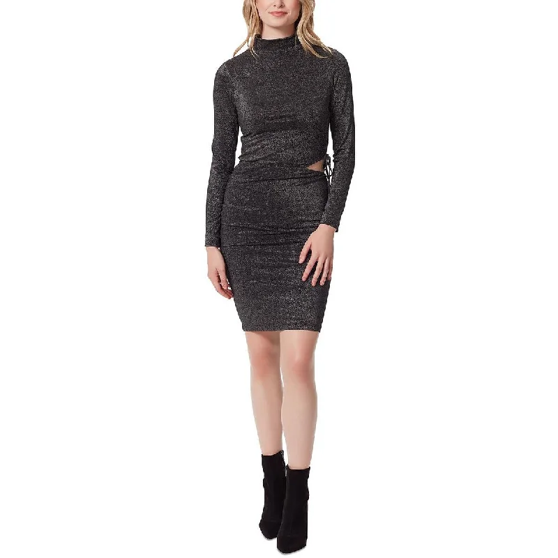 Shift DressJessica Simpson Womens Shimmer Knee-Length Bodycon Dress