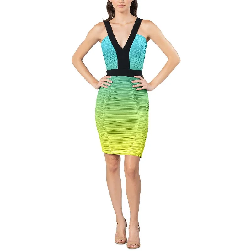 Chic DressDress The Population Womens Ombre Knee-Length Bodycon Dress