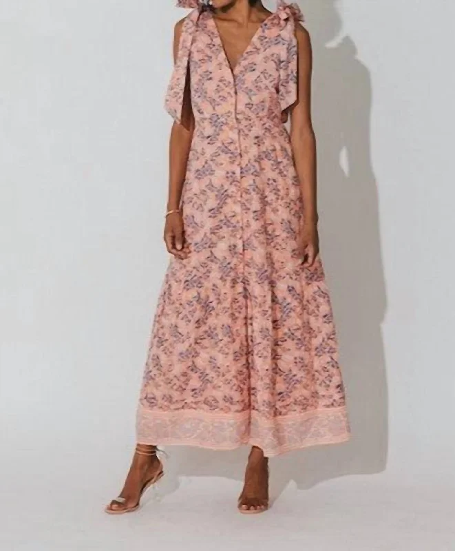 women's vintage dressesAstrid Maxi Dress In Positano Floral