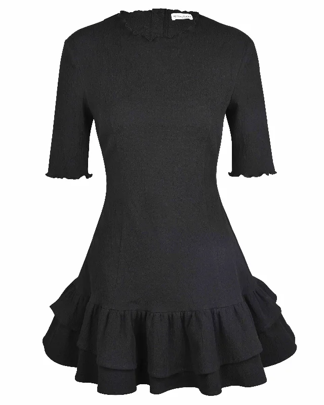 women's eco-friendly dressesNoir Mini Dress - Obsidian