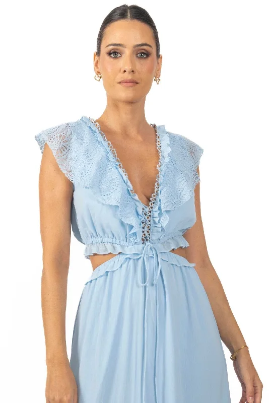 women's casual dressesMiah Maxi Women's Dress Baby Blue