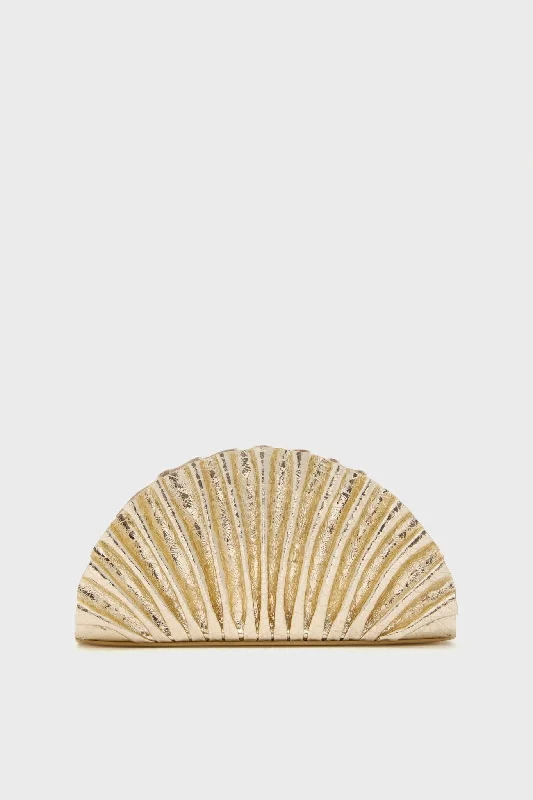 Petite DressBright Brass Mini Nala Clutch