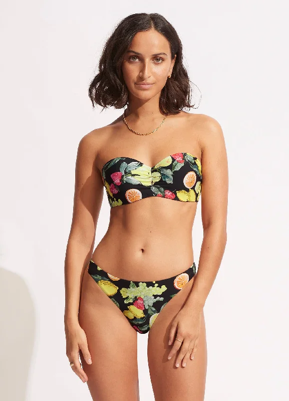 Competitive Female SwimwearLemoncello High Cut Rio - Black