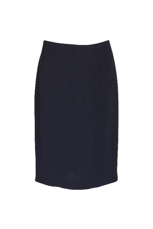 women's everyday casual skirtsDark Navy Classic Skirt 4248