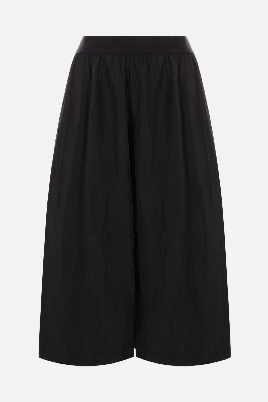 women's cool work skirtscrinkled taffetà skirt trousers