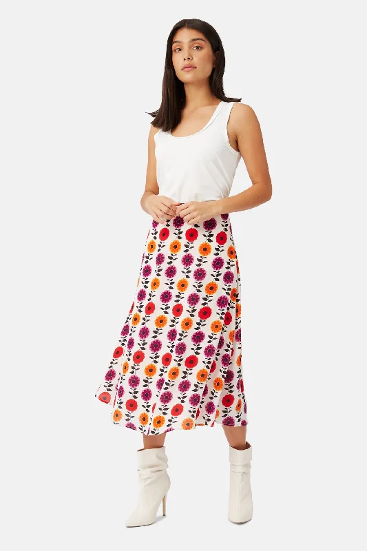 women's retro denim skirtsThe Last Love Song Midi Skirt