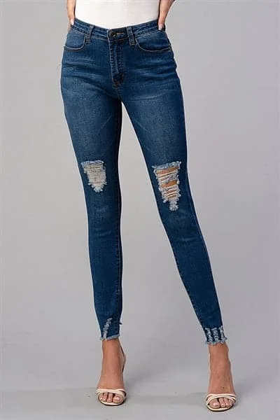 women's bridal pantsAmerican Blue Distressed Skinny Denim Jeans - Pack of 12