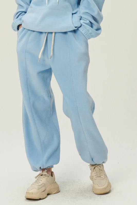 women's distressed pantsSierra Oversized Fleece Pants