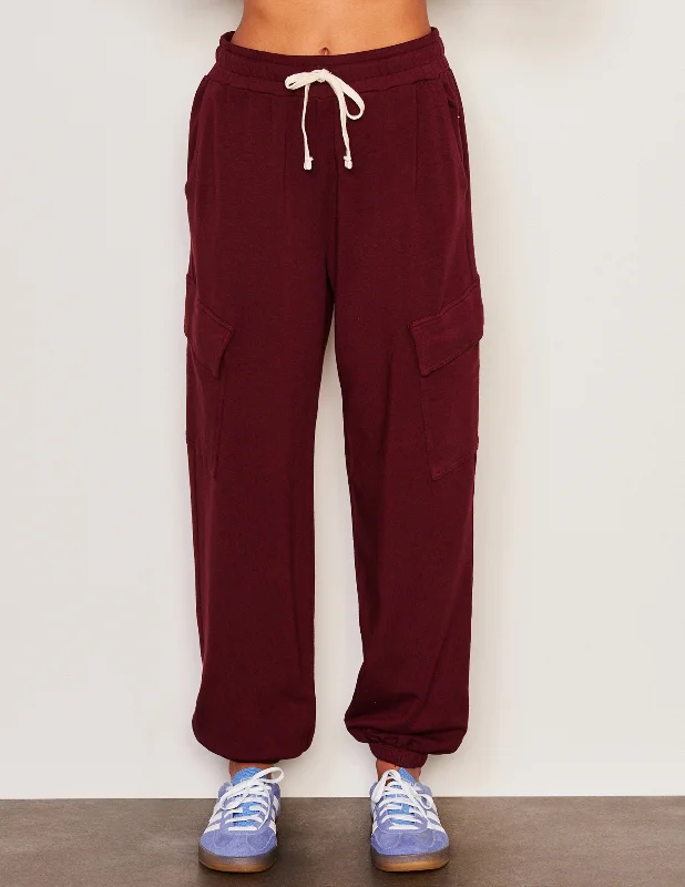 women's reversible pantsSundry Lounge Cargo in Bordeaux