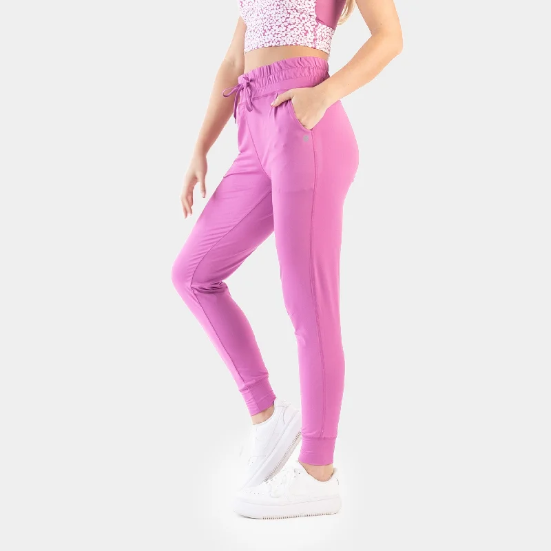 women's chic pantsWeekend Joggers - Fuchsia - FINAL SALE