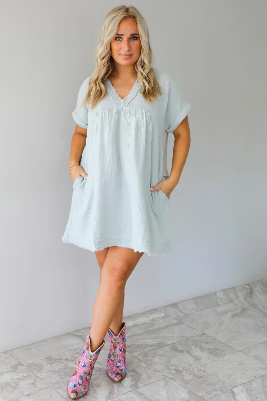 Maternity DressBeen Awhile Dress: Grey