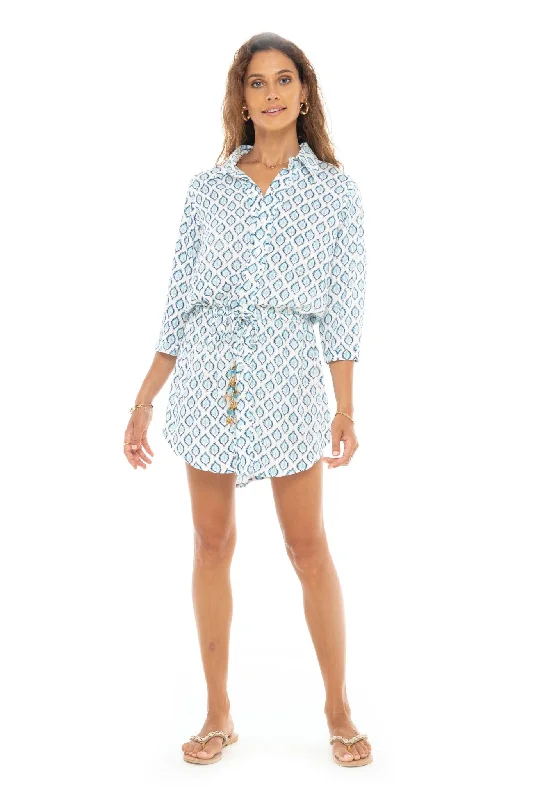 Laced-Up DressJaipur Short Shirt Dress