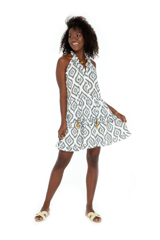 Plunging Neckline DressJava Celeste Short Dress