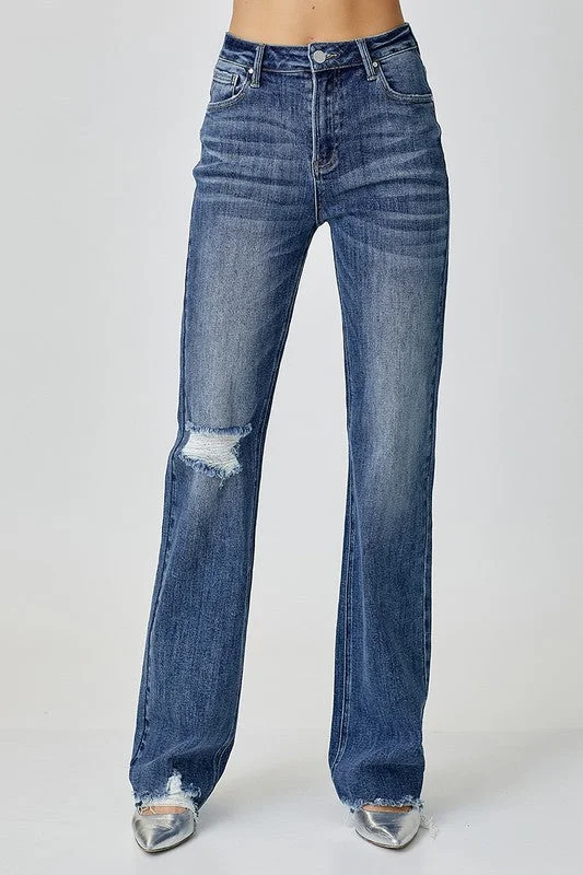 Fit-And-Flare DressLong Inseam Dark Wash Jeans