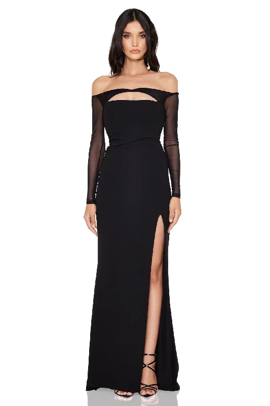 Denim DressNookie Marlowe Gown - Black