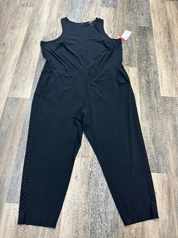 women's jumpsuits with solid colorsBlack Jumpsuit Athleta, Size 24