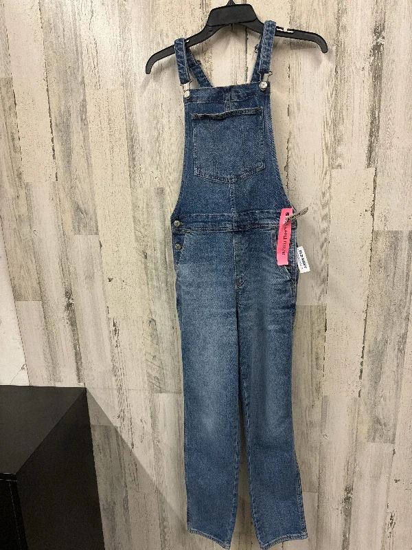 women's jumpsuits with short sleevesBlue Denim Jumpsuit Old Navy, Size 0