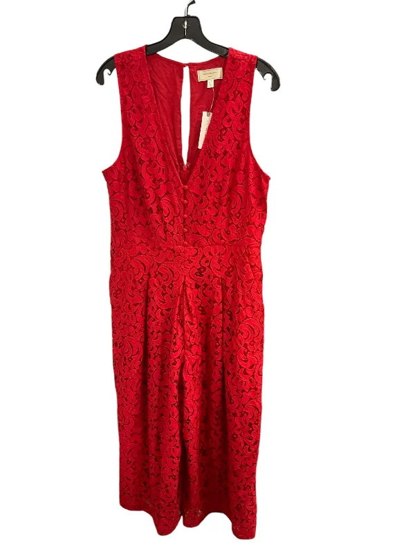 women's jumpsuits for maternity wearJumpsuit By Anthropologie In Red, Size: L