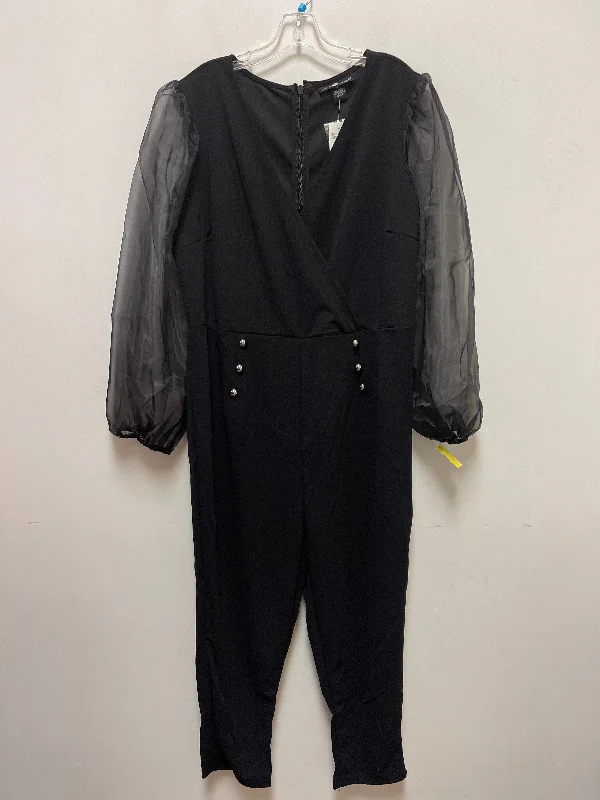 women's formal jumpsuitsJumpsuit By Ashley Stewart In Black, Size: 3x