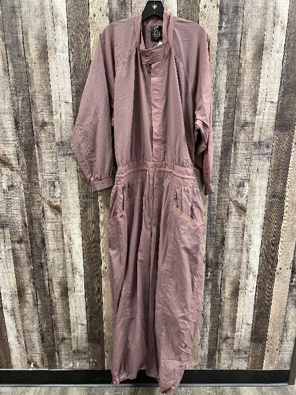 women's jumpsuits for laid-back looksJumpsuit By Athleta In Maroon, Size: 2x