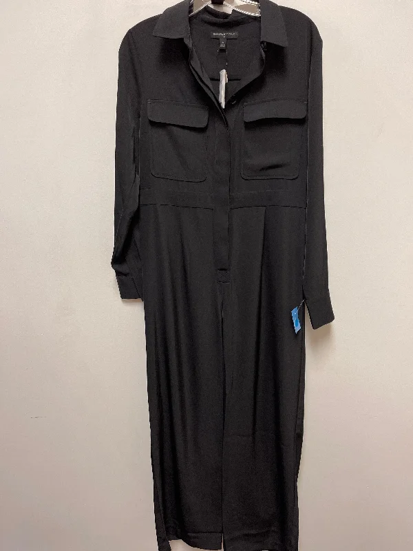 women's jumpsuits with rufflesJumpsuit By Banana Republic In Black, Size: M