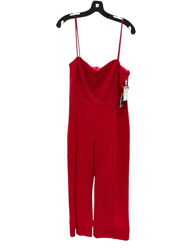 women's jumpsuits made of cottonJumpsuit By Bebe In Red, Size: L