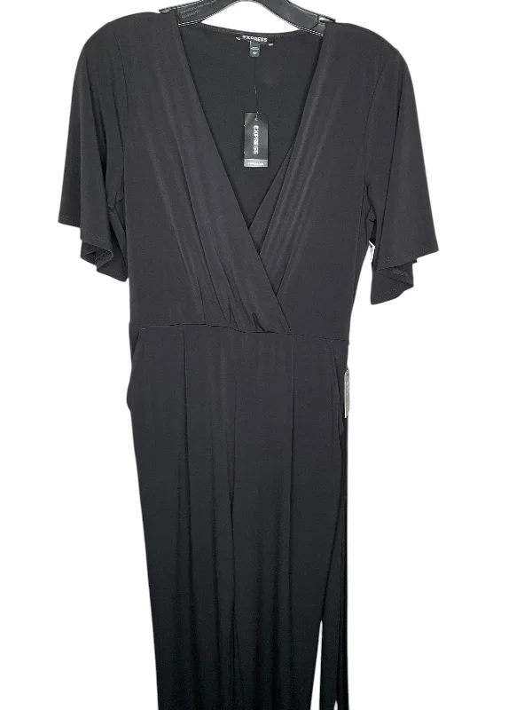 women's jumpsuits for yogaJumpsuit By Express In Black, Size: Xs