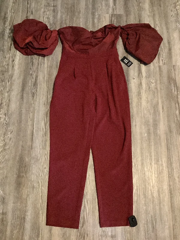 women's jumpsuits for date nightsJumpsuit By Express In Red, Size: 6