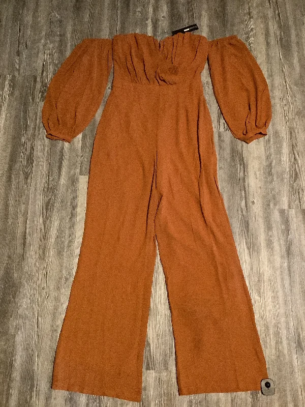 women's jumpsuits for cozy daysJumpsuit By Fashion Nova In Orange, Size: L