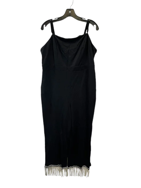 women's retro jumpsuitsJumpsuit By Forever 21 In Black, Size: 1x