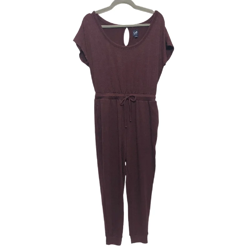 women's high-slit jumpsuitsJumpsuit By Gap In Brown, Size: S