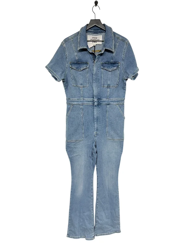 women's jumpsuits for fair-trade practicesJumpsuit By Good American In Blue Denim, Size: 2x