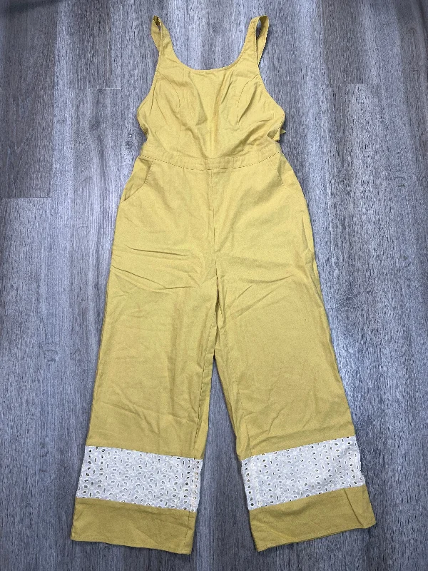 women's jumpsuits for loungingJumpsuit By Hem & Thread In Yellow, Size: M