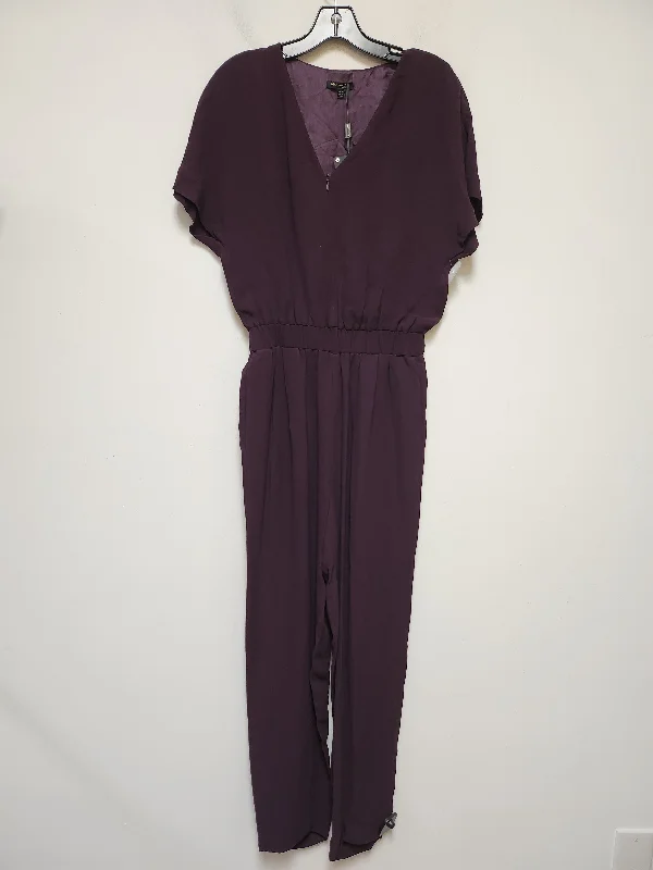 women's jumpsuits for casual gatheringsJumpsuit By Massimo Dutti In Purple, Size: S