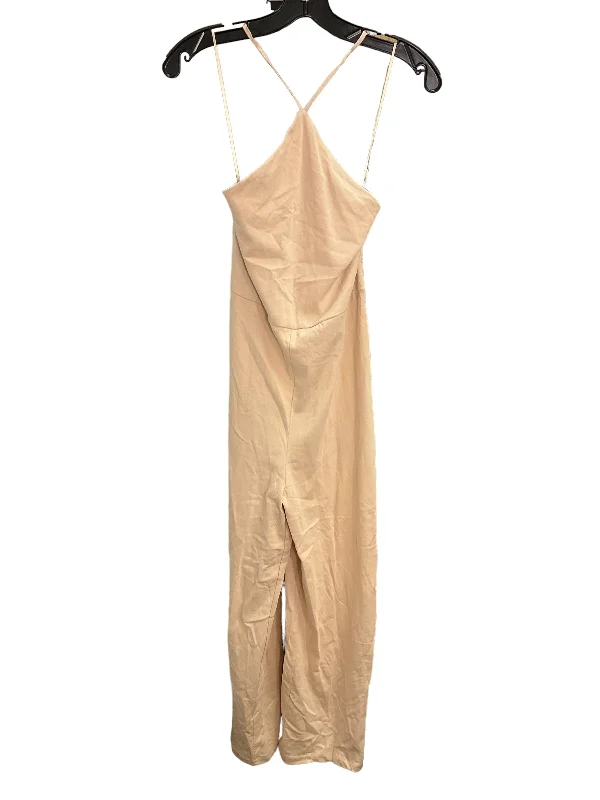 women's jumpsuits for beach outingsJumpsuit By Zara In Tan, Size: M